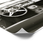 ビュークラシック付きカーの座席 ポスター (角)