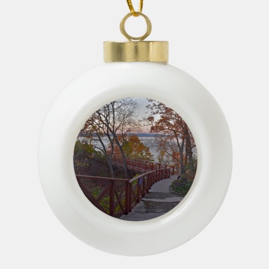 ビューザバナーマンレジデンス セラミックボールオーナメント (正面)