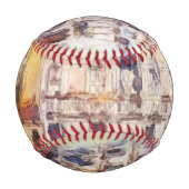 ビューズ・オッド・ヴェネチア芸術的水彩 野球ボール (裏面)