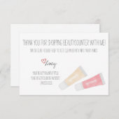 ビューティカウンターハンドドロードゼリーサンキューカード サンキューカード (正面/裏面)