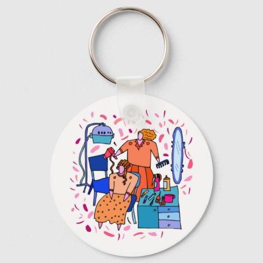 ビューティシアンキーチェーン キーホルダー (正面)