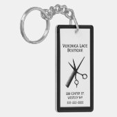 ビューティシアンクリスホワイト キーホルダー (正面左)