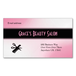 ビューティシアンピンク マグネット名刺