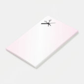 ビューティシャンデザインピンク ポストイット (アングル)