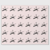 ビューティシャンデザインピンク ラッピングペーパー (フラット)