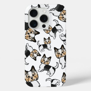 ビューティドッグ かわいい カートゥーン 犬 パターン iPhone 15 PROケース