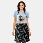 ビューティパーソナライズされたシャン エプロン (着用した状態)