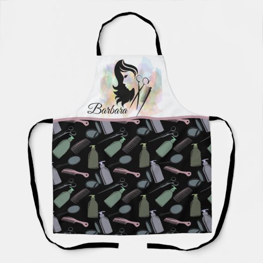 ビューティパーソナライズされたシャン エプロン (正面)