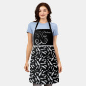 ビューティパーソナライズされたシャン エプロン (着用した状態)