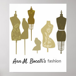 ビューティフィザクラフト裁縫ルームヴィンテージマネキン ポスター