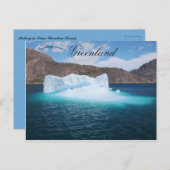 ビューティフルアイスバーグアパピラトクグリーンラナド ポストカード (正面/裏面)