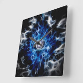 ビューティフルアイデザイン スクエア壁時計 (傾斜)