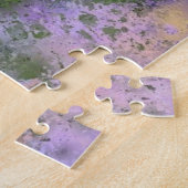 ビューティフルアイリスフラワーミグンアートスケッチ ジグソーパズル (側面)