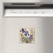 ビューティフルアイリスフラワー開花 マグネット (インサイチュ (食洗機))