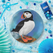 ビューティフルアトランティックパフィン紙プレート ペーパープレート (パーティー)