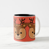 ビューティフルアニマルデザインマグ ツートーンマグカップ (正面右)