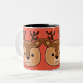 ビューティフルアニマルデザインマグ ツートーンマグカップ (正面左)