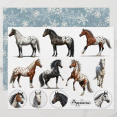 ビューティフルアパロオサホースイラスト (正面/裏面)