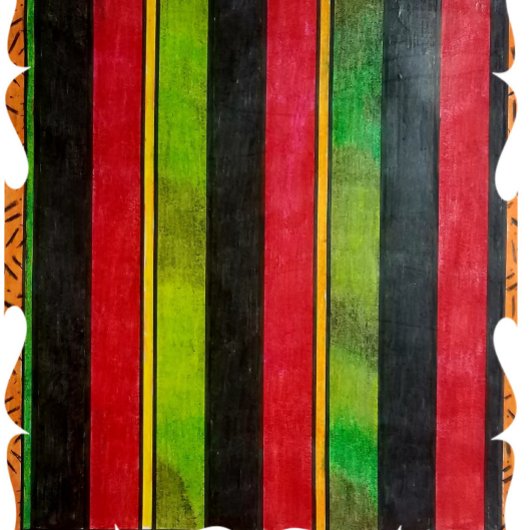 ビューティフルアフリカスクエア紙プレート ペーパープレート