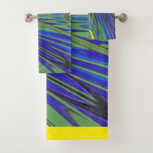 ビューティフルアフリカプリントアートデザイン バスタオルセット (インサイチュ)