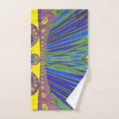 ビューティフルアフリカプリントアートデザイン バスタオルセット (ハンドタオル)