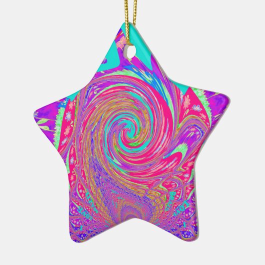 ビューティフルアブールラブワル文字アートプリントデザイン セラミックオーナメント (左)