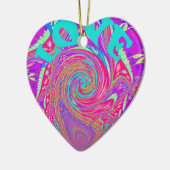 ビューティフルアブールラブワル文字アートプリントデザイン セラミックオーナメント (左)