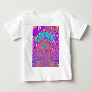 ビューティフルアブールラブワル文字アートプリントデザイン ベビーTシャツ