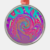 ビューティフルアブールラブワル文字アートプリントデザイン メタルオーナメント (正面)