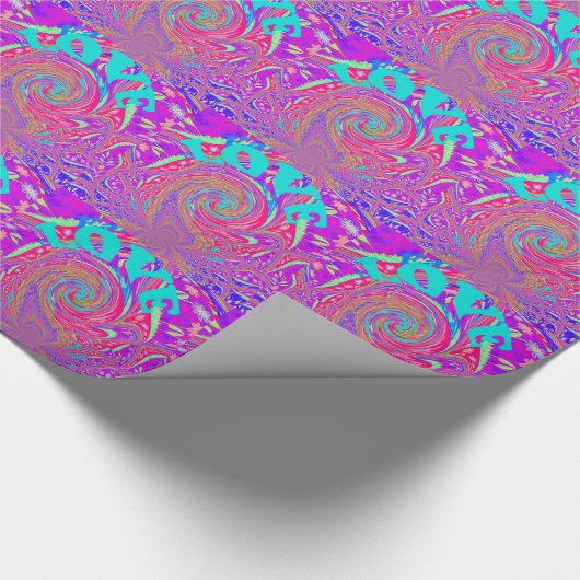 ビューティフルアブールラブワル文字アートプリントデザイン ラッピングペーパー (角)