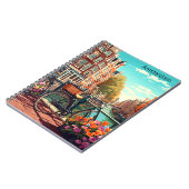 ビューティフルアムステルダムオランダカナルシティ ノートブック (左側)