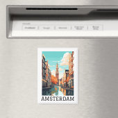 ビューティフルアムステルダムオランダカナルトラベル マグネット (インサイチュ (食洗機))