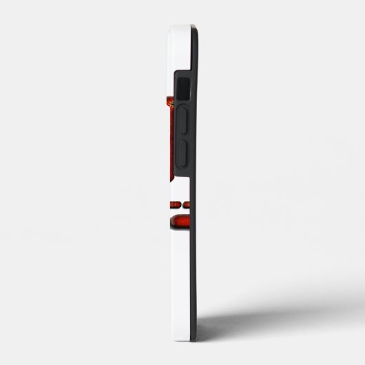 ビューティフルアメージングエンボスレッドハクナマタタ文字 Case-Mate iPhoneケース (裏面 / 左)