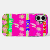 ビューティフルアメージングカラフルフローラ文字引用文デザイン Case-Mate iPhoneケース (裏面 (横))