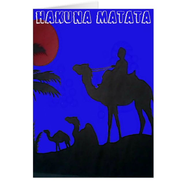 ビューティフルアメージングサンセットキャメルサファリアートプリント (正面)