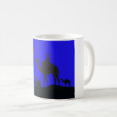 ビューティフルアメージングサンセットキャメルサファリアートプリント コーヒーマグカップ (正面右)