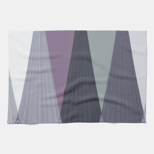 ビューティフルアメージングシェブロンデザインアートプリント キッチンタオル (横)