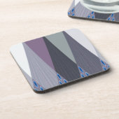 ビューティフルアメージングシェブロンデザインアートプリント コースター (左側)
