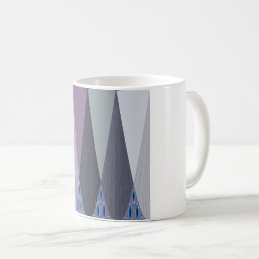ビューティフルアメージングシェブロンデザインアートプリント コーヒーマグカップ (正面右)