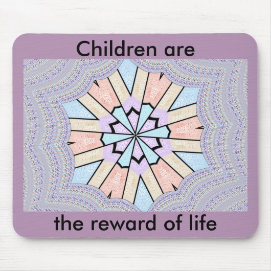 ビューティフルアメージングソフトパステルジオグラフィティカルアートプリント マウスパッド (正面)