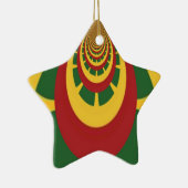 ビューティフルアメージングラスタカラーズアートプリント セラミックオーナメント (右)