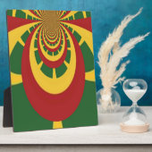 ビューティフルアメージングラスタカラーズアートプリント フォトプラーク (側面)