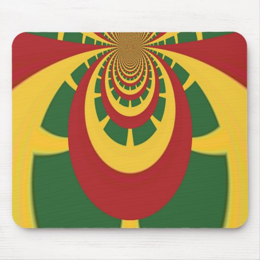 ビューティフルアメージングラスタカラーズアートプリント マウスパッド (正面)