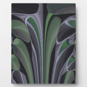 ビューティフルアメージングリーンオーロラテクスチャアートデザイン フォトプラーク (正面)