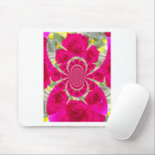 ビューティフルアメージングレッドローズ万華鏡のように千変万化するパターンパターン マウスパッド (マウス)