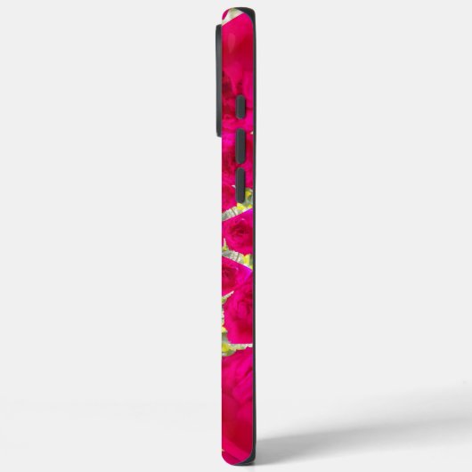 ビューティフルアメージングレッドローズ万華鏡のように千変万化するパターンパターン Case-Mate iPhoneケース (裏面 / 左)