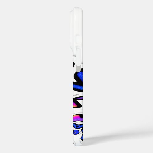 ビューティフルアメージングUSAおもしろい文字アートパターンデザイン Case-Mate iPhoneケース (裏面 / 左)