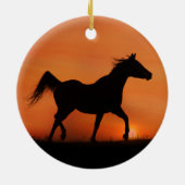 ビューティフルアラビアンホースオーナメント セラミックオーナメント (裏面)
