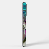 ビューティフルアンゲリックパープルとシアン抽象芸術プリント Case-Mate iPhoneケース (裏面 / 右)