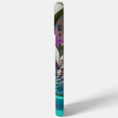 ビューティフルアンゲリックパープルとシアン抽象芸術プリント Case-Mate iPhoneケース (裏面 / 左)